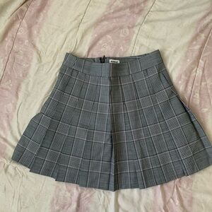 Aritzia Sunday’s Best Checkered Flare Skirt